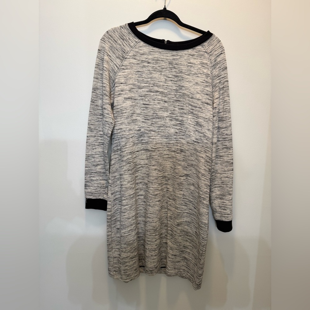 Metaphor Black and‎ Gray Casusl Soft Dress - Size L